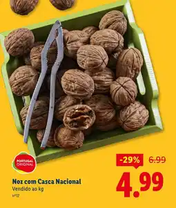 Lidl Noz com Casca Nacional promoção