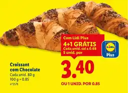 Lidl Croissant com Chocolate Cada promoção