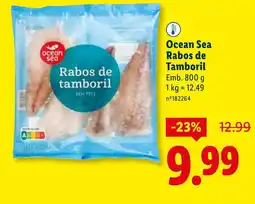 Lidl Ocean Sea Rabos de Tamboril promoção