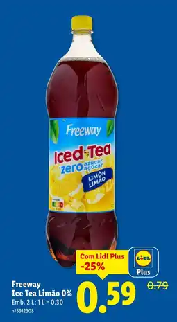Lidl Freeway Ice Tea Limão 0% promoção