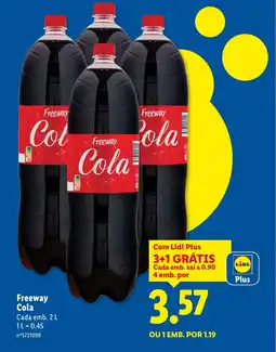 Lidl Freeway Cola promoção