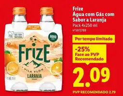 Lidl Frize Água com Gás com Sabor a Laranja promoção