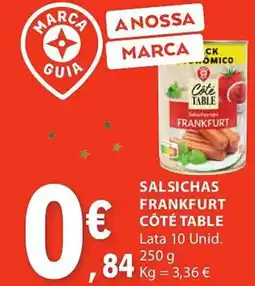 E.Leclerc Salsichas frankfurt côté table promoção