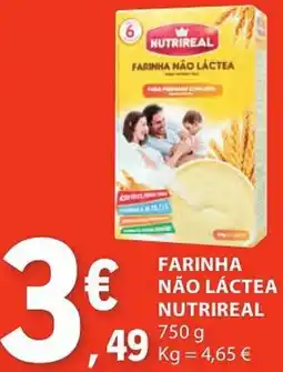 E.Leclerc Farinha não láctea nutrireal promoção