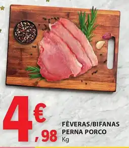 E.Leclerc Fêveras/bifanas perna porco promoção