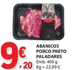 E.Leclerc Abanicos porco preto paladares promoção