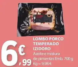 E.Leclerc Lombo porco temperado izidoro promoção