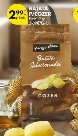 Pingo Doce Batata p/cozer promoção