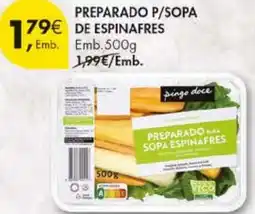 Pingo Doce Preparado p/sopa de espinafres promoção