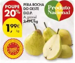 Pingo Doce Pera rocha do oeste D.O.P promoção