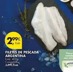 Pingo Doce Filetes de pescada argentina promoção
