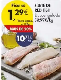 Pingo Doce Filete de red fish promoção