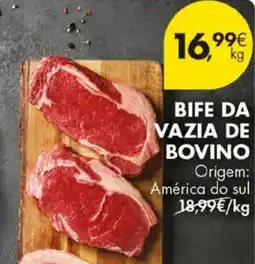 Pingo Doce Bife da vazia de bovino promoção