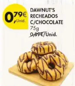 Pingo Doce Dawnut's recheados c/chocolate promoção