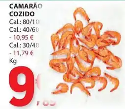 E.Leclerc Camarão cozido promoção