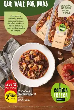 Pingo Doce Feijoada a transmota promoção