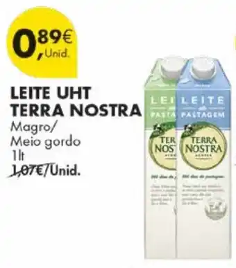 Pingo Doce Leite uht terra nostra promoção