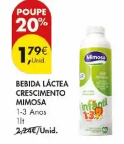 Pingo Doce Bebida láctea crescimento mimosa promoção