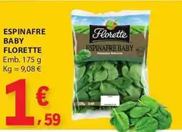 E.Leclerc Espinafre baby florette promoção