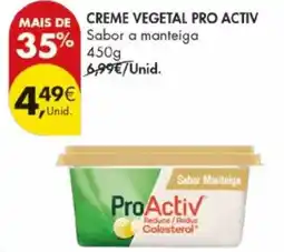 Pingo Doce Creme vegetal pro activ promoção