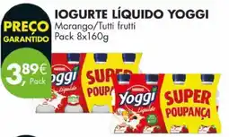 Pingo Doce Iogurte líquido yoggi promoção