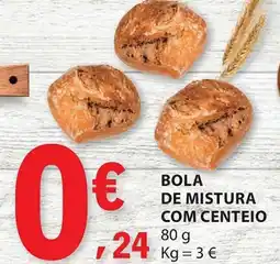 E.Leclerc Bola de mistura com centeio promoção
