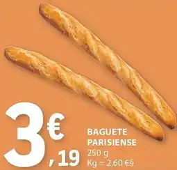 E.Leclerc Baguete parisiense promoção