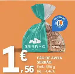 E.Leclerc Pão de aveia serrão promoção