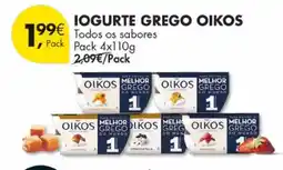 Pingo Doce Iogurte grego oikos promoção