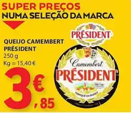 E.Leclerc Queijo camembert président promoção
