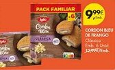 Pingo Doce Iglo cordon bleu de frango clássica promoção