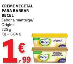 E.Leclerc Creme vegetal para barrar becel promoção