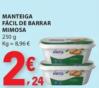 E.Leclerc Manteiga fácil de barrar mimosa promoção