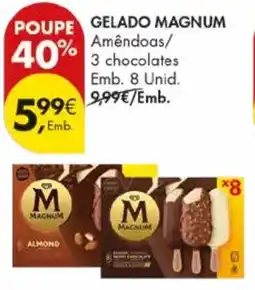 Pingo Doce Gelado magnum promoção