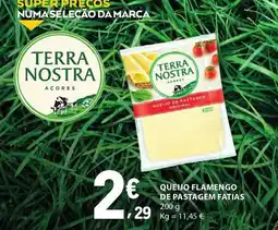 E.Leclerc Queijo flamengo de pastagem fatias promoção