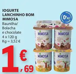 E.Leclerc Iogurte lanchinho bom mimosa promoção