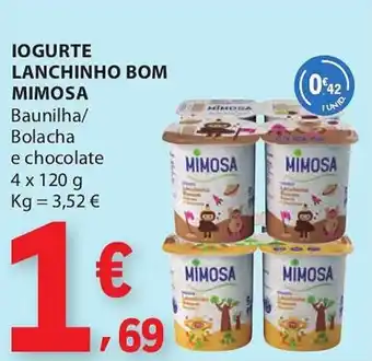 E.Leclerc Iogurte lanchinho bom mimosa promoção