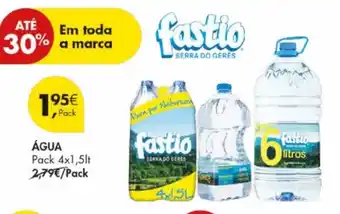Pingo Doce Água fastio promoção
