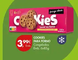 Pingo Doce Cookies para forno promoção