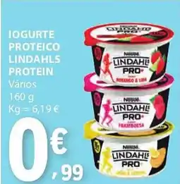 E.Leclerc Iogurte proteico lindahls protein promoção