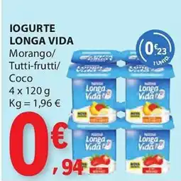 E.Leclerc Iogurte longa vida promoção