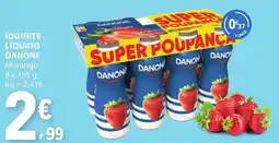 E.Leclerc Iogurte líquido danone promoção