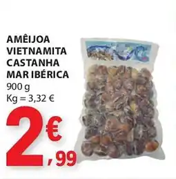 E.Leclerc Amêijoa vietnamita castanha mar ibérica promoção
