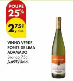 Pingo Doce Vinho verde ponte de lima adamado branco promoção