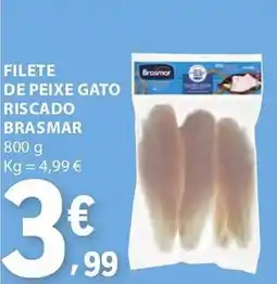 E.Leclerc Filete de peixe gato riscado brasmar promoção