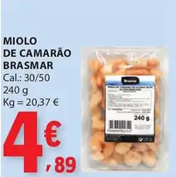 E.Leclerc Miolo de camarão brasmar promoção