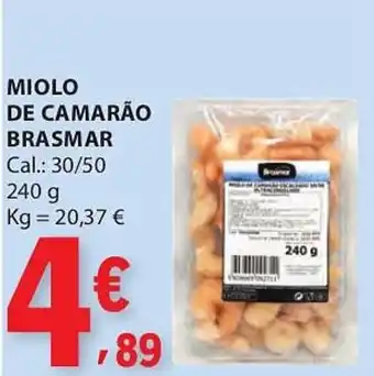 E.Leclerc Miolo de camarão brasmar promoção