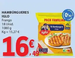 E.Leclerc Hambúrgueres iglo promoção