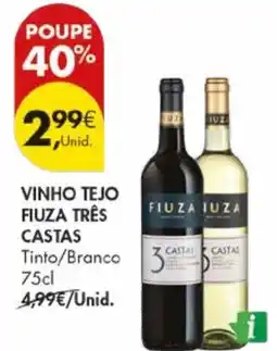 Pingo Doce Vinho tejo fiuza três castas promoção
