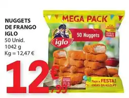 E.Leclerc Nuggets de frango iglo promoção